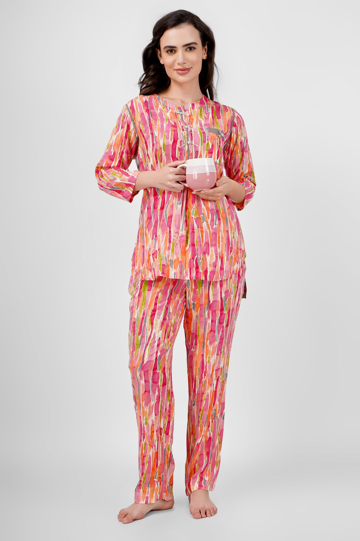 Rosy Bliss Nightsuit Set