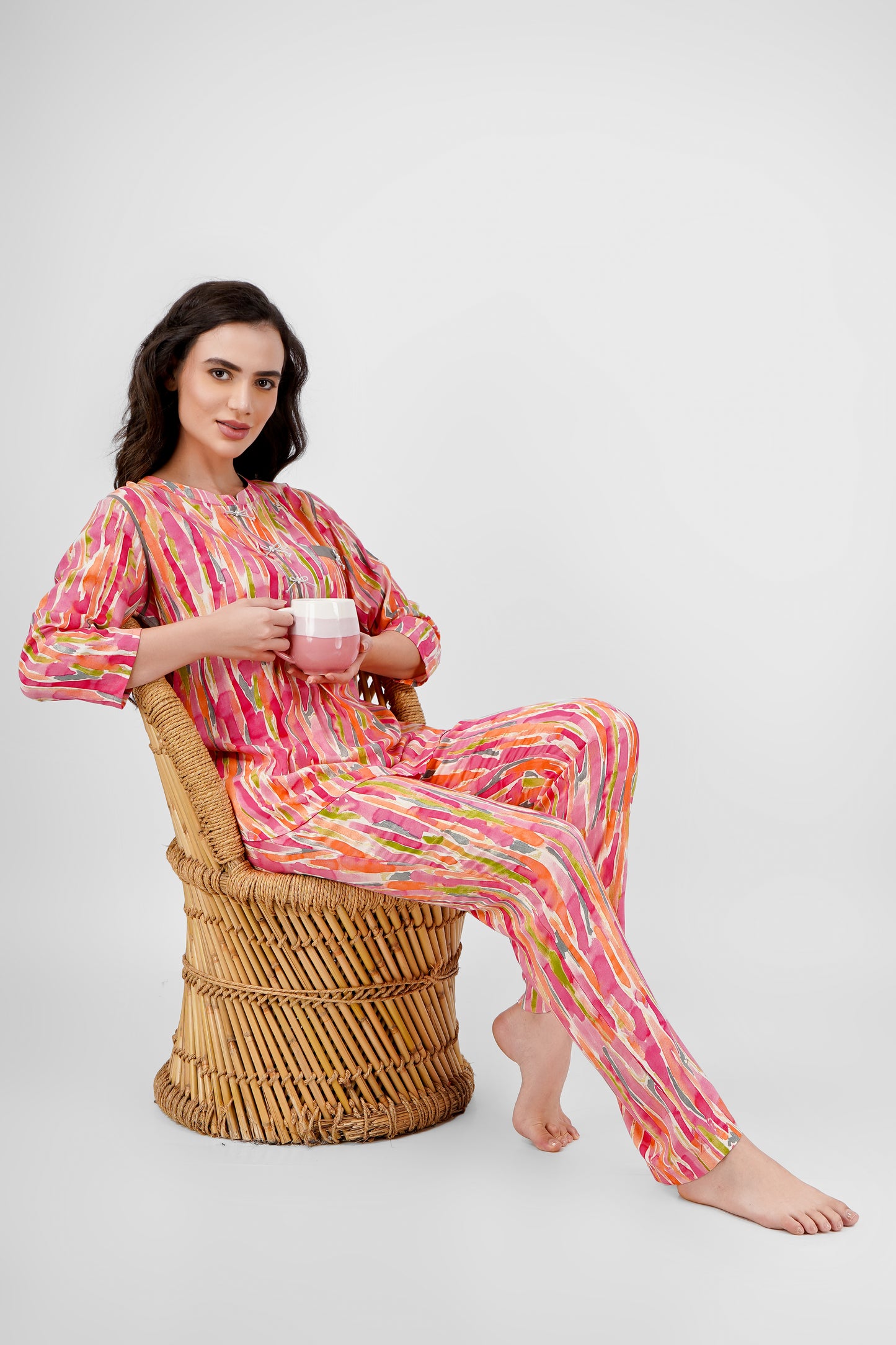Rosy Bliss Nightsuit Set