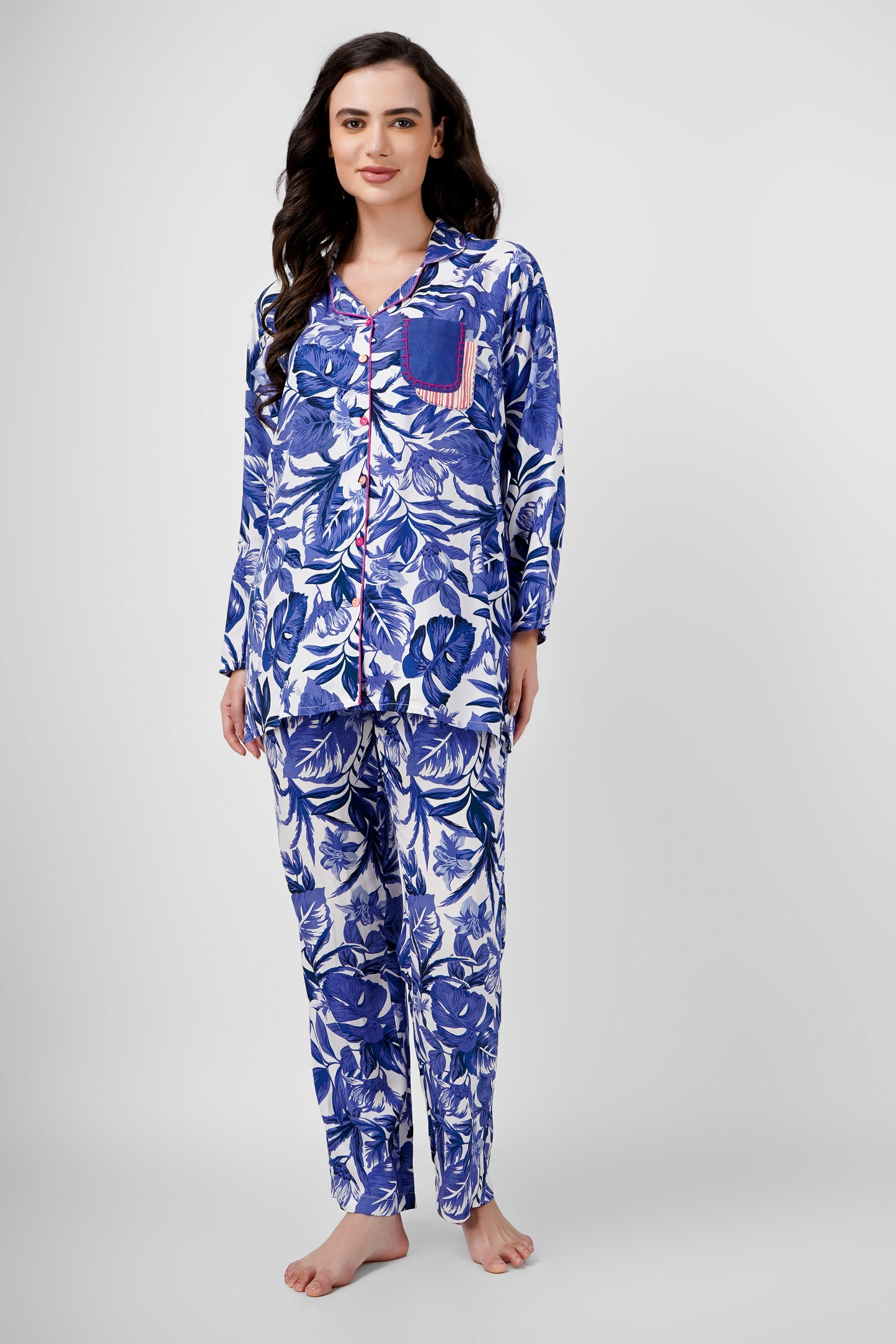 Azure Nightsuit Set