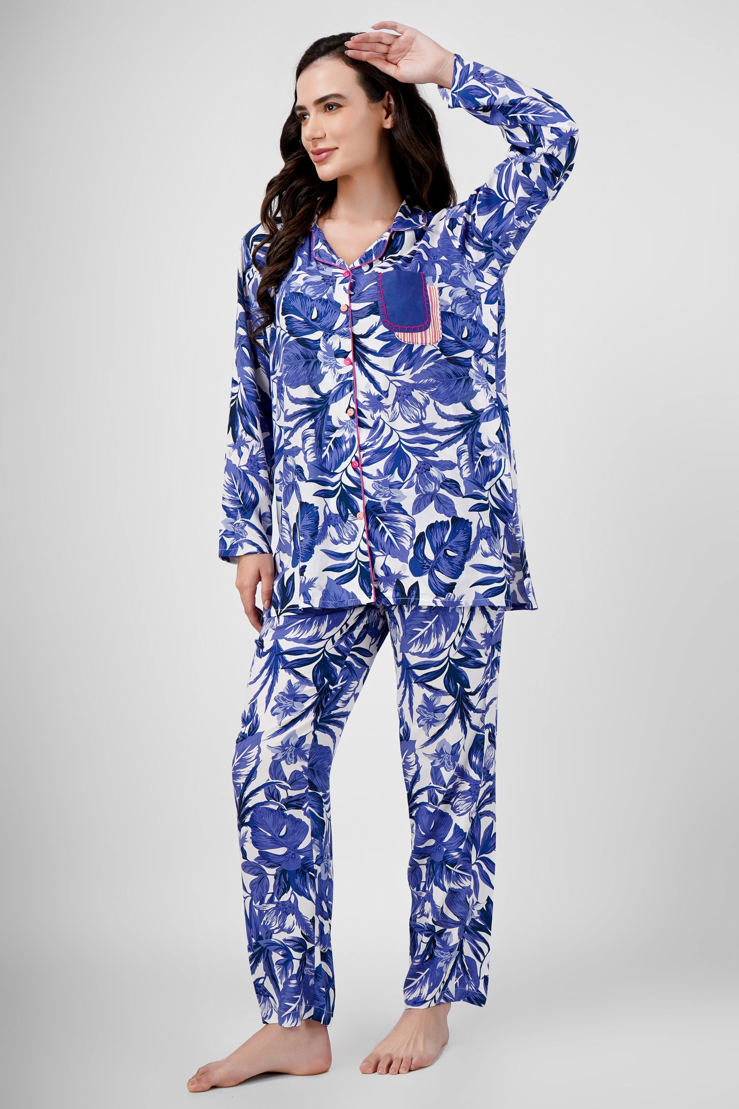 Azure Nightsuit Set
