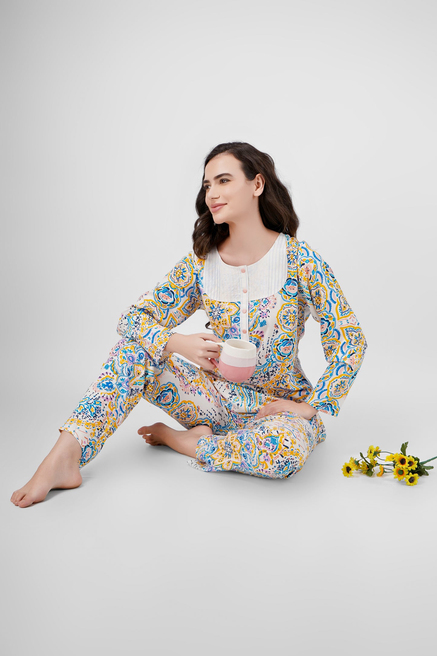 Celestial Mandala Nightsuit Set
