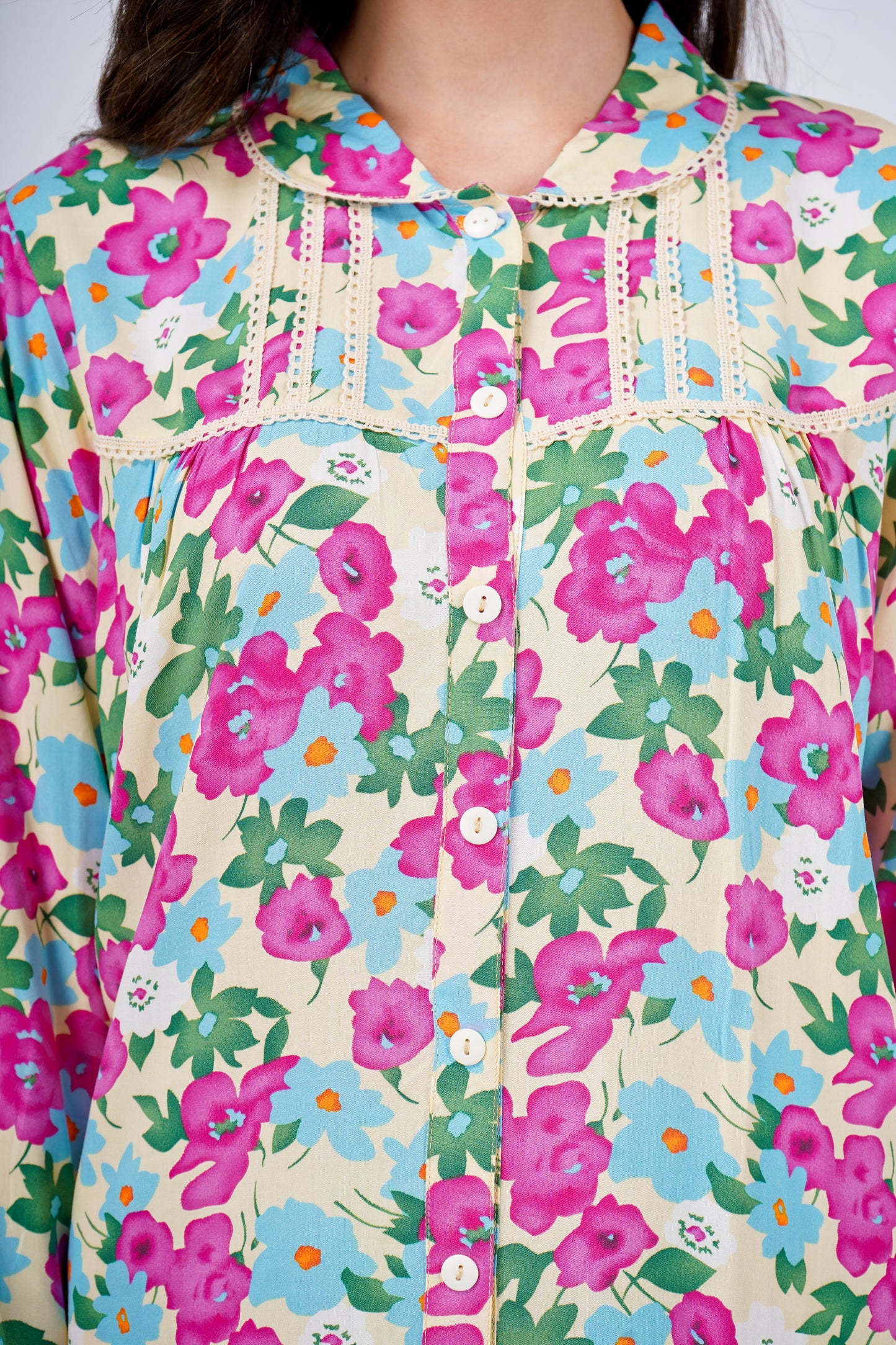 Blossom Hues Nightsuit Set