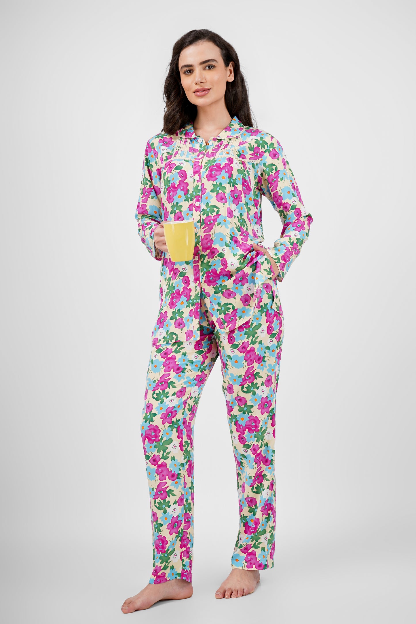 Blossom Hues Nightsuit Set