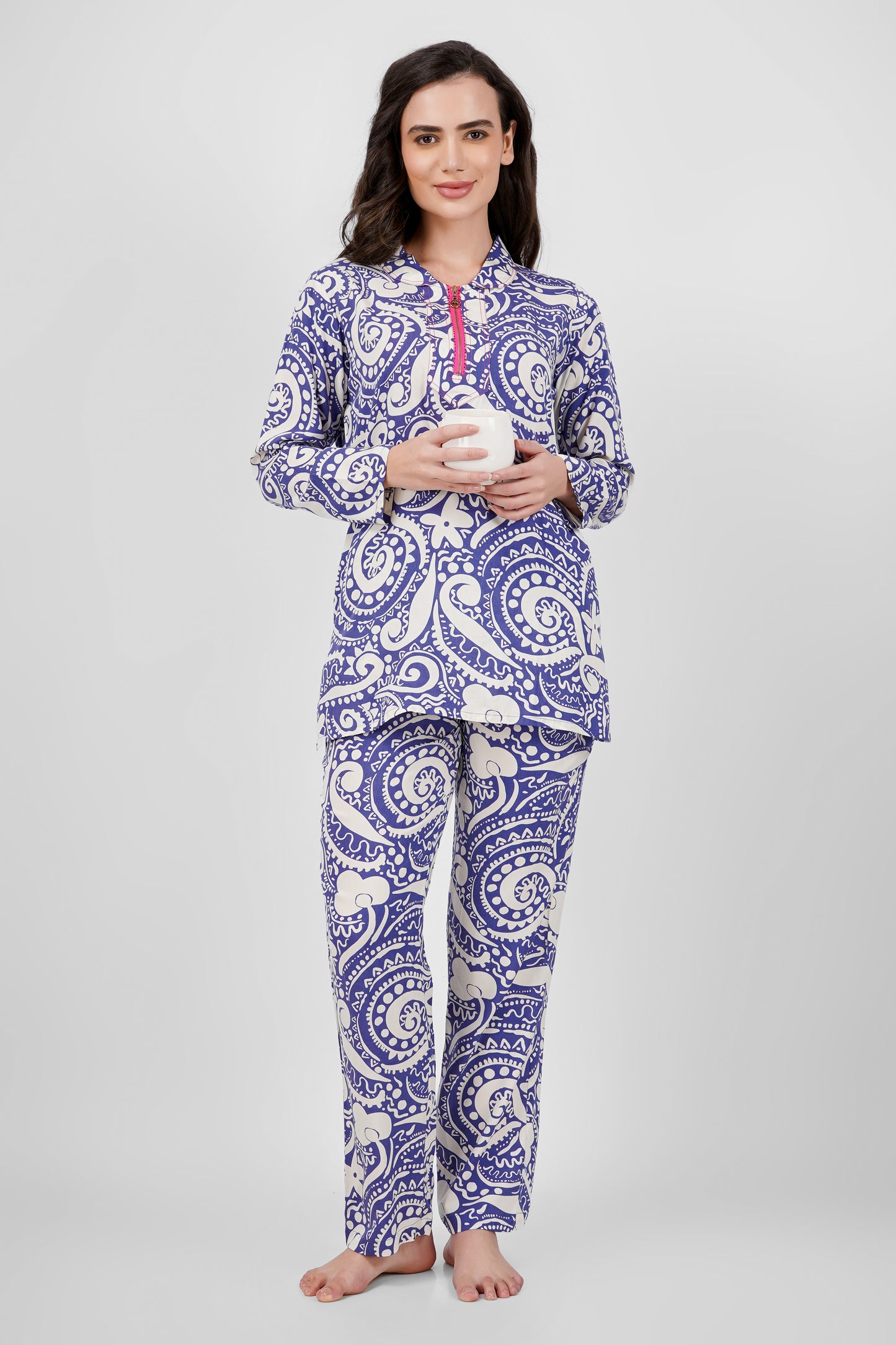 Indigo Glow Nightsuit Set
