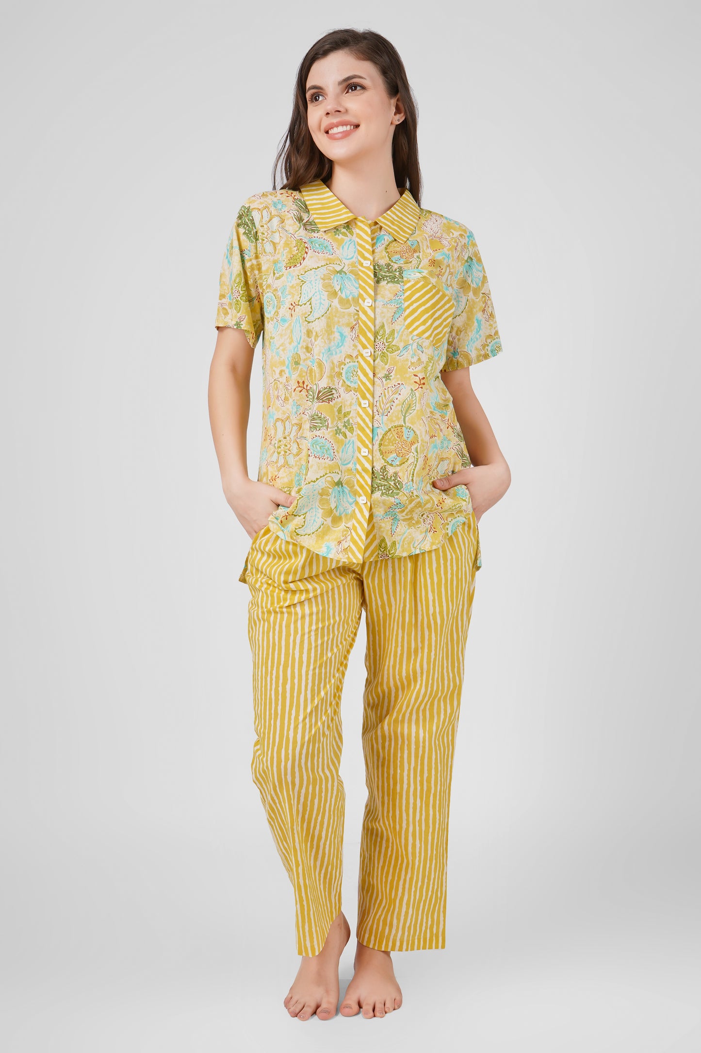 Sunlit Garden Nightsuit Set
