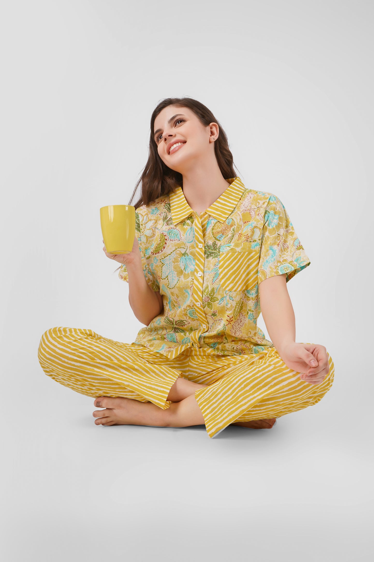 Sunlit Garden Nightsuit Set