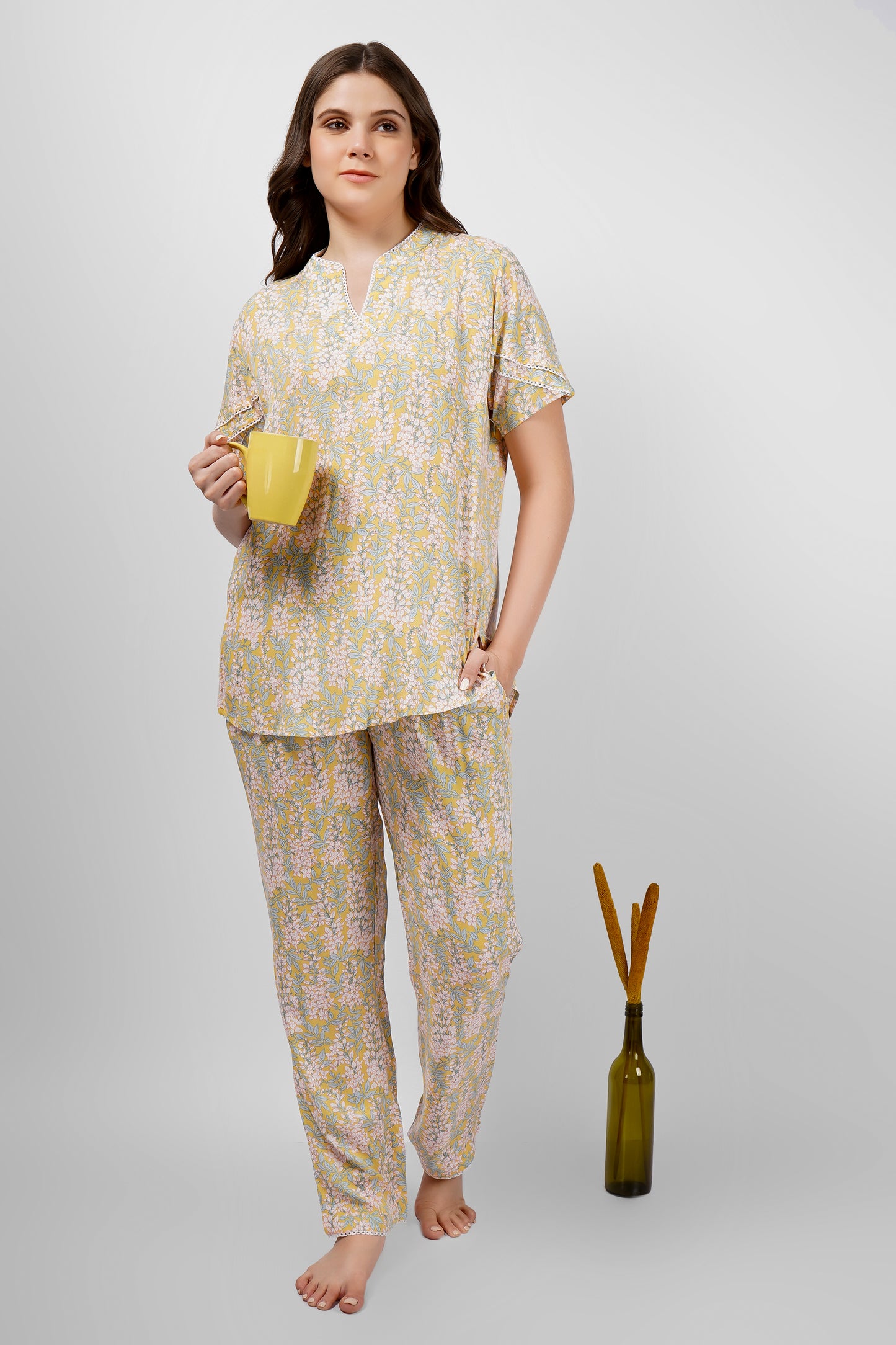 Sunlit Grace Nightsuit Set