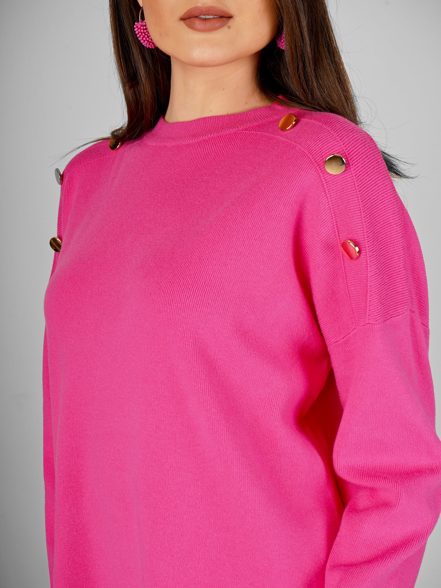 Pink Glow Woollen Co-ord Set