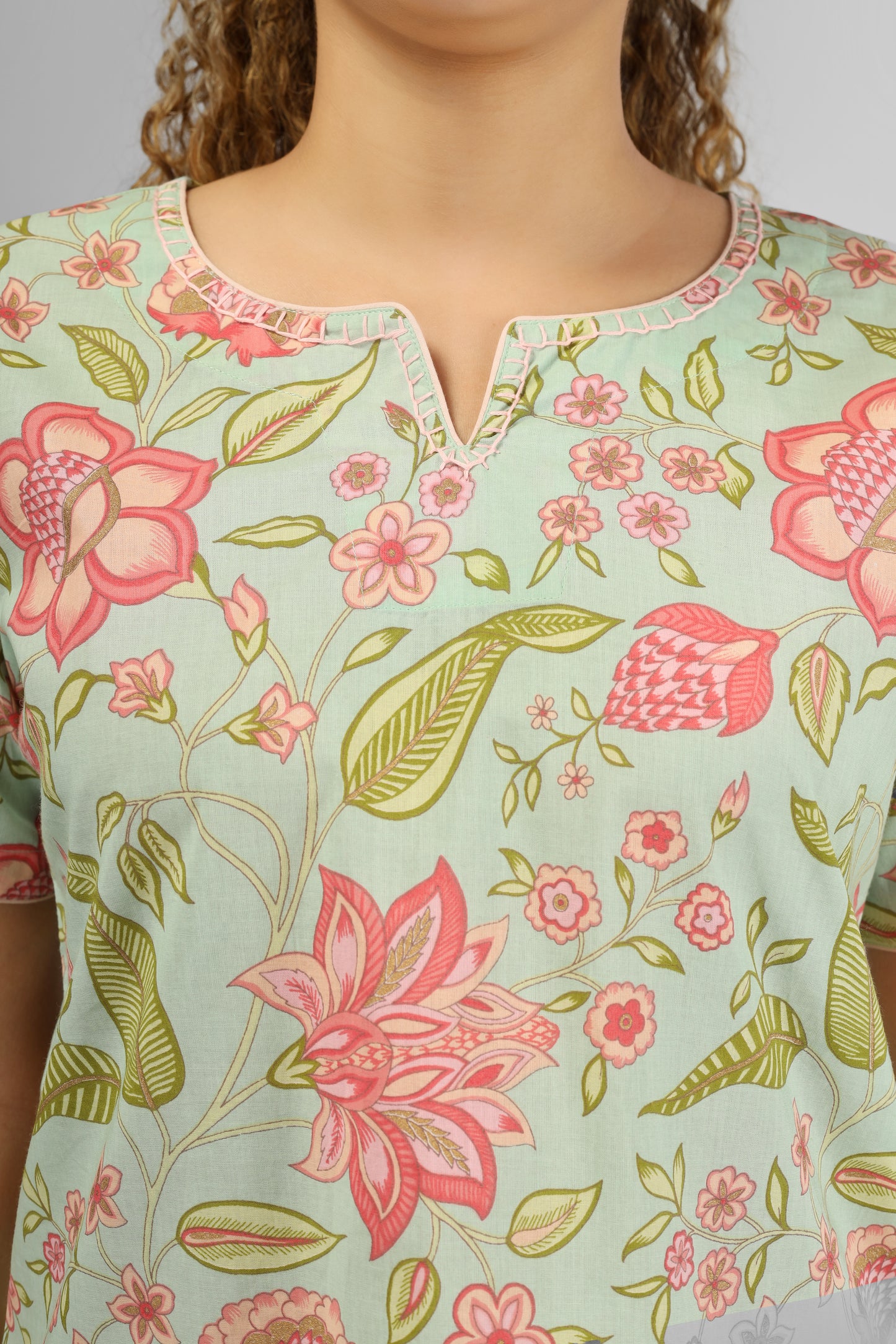Aqua Bloom Nightsuit Set