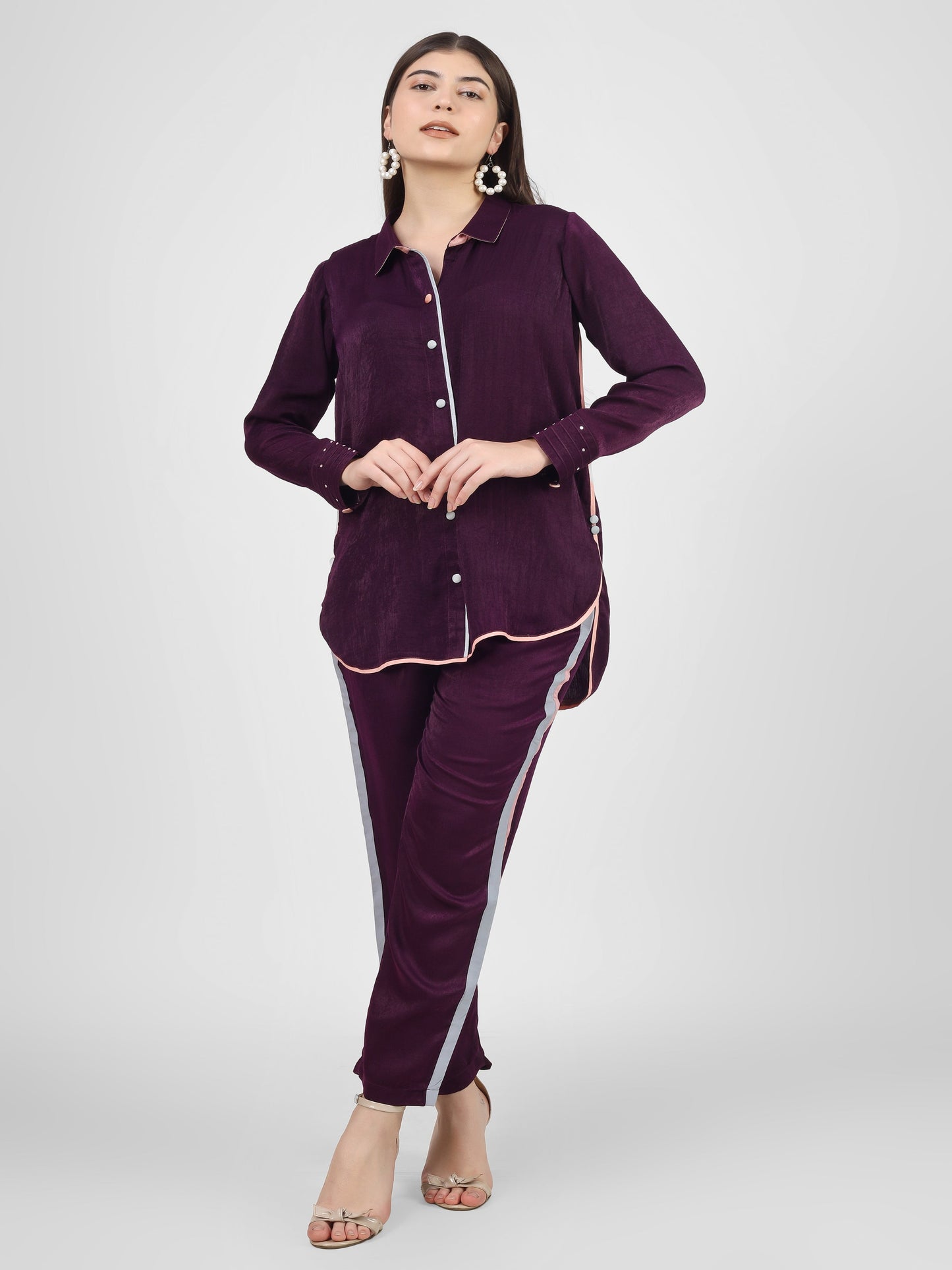Aubergine Luxe Coord set