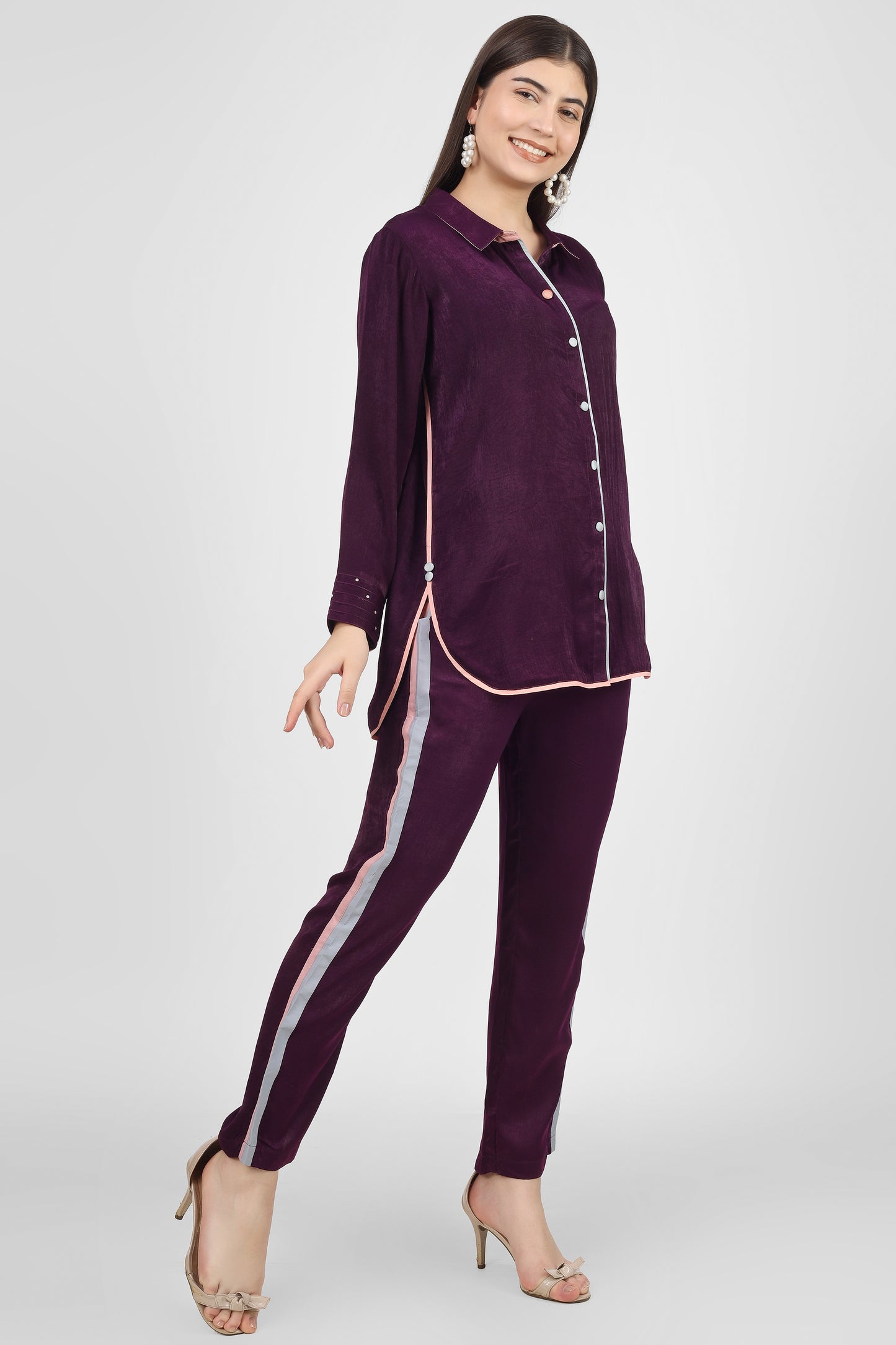 Aubergine Luxe Coord set