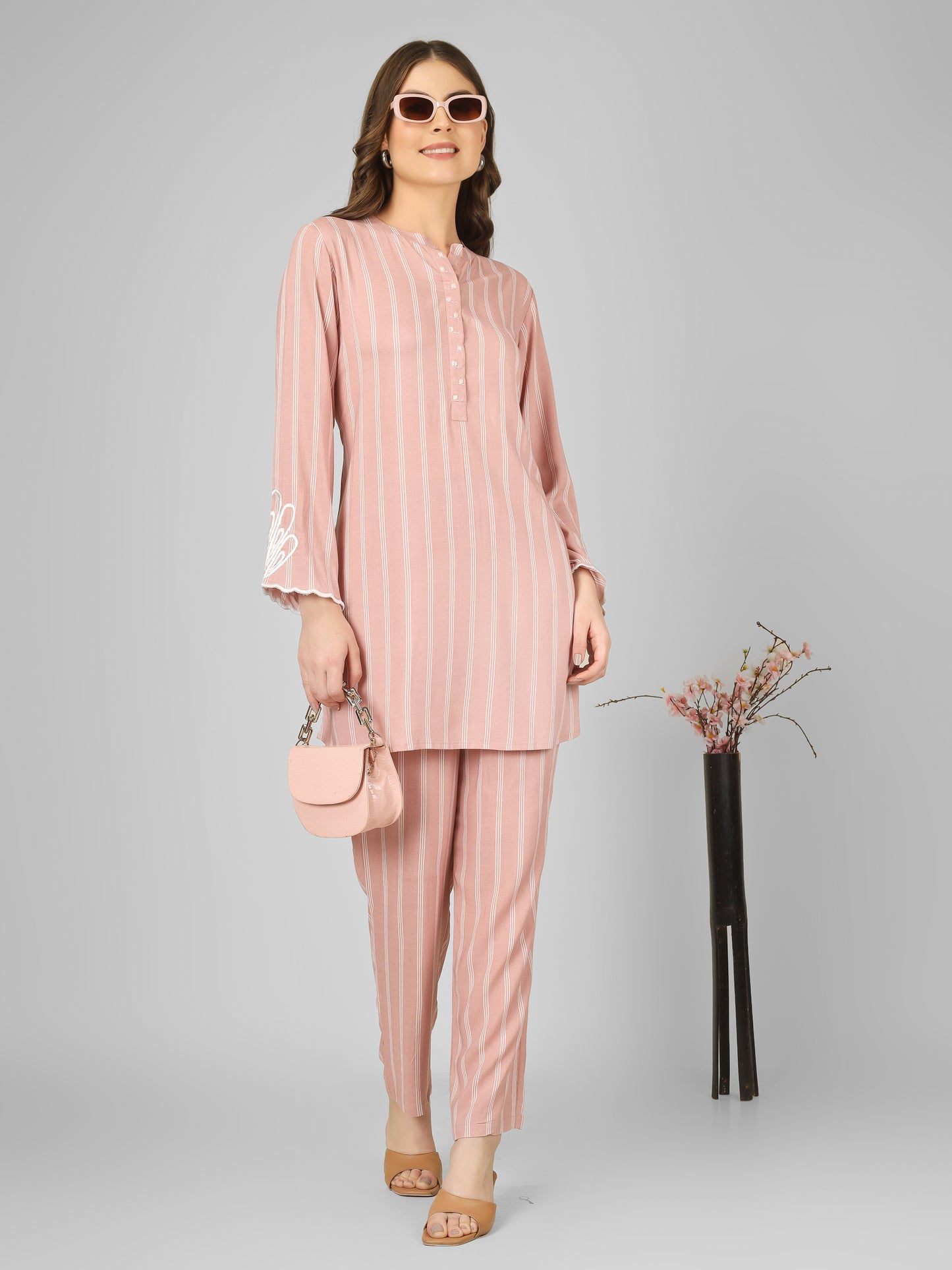 Sugar Blush Rayon Coord Set