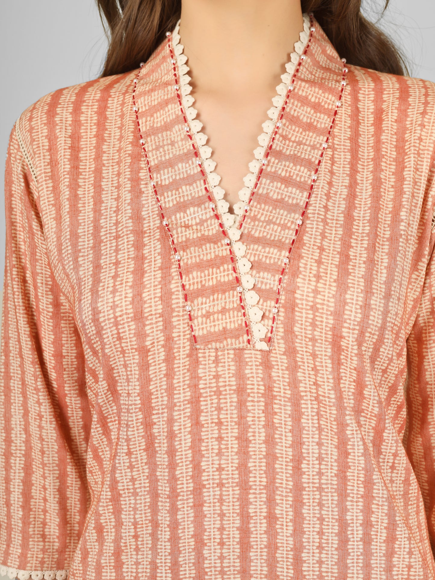 Sunset Scallop Rayon Coord Set