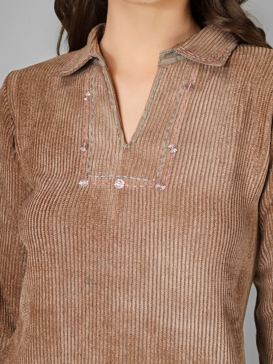 Cafe Luxe Woollen Coord Set