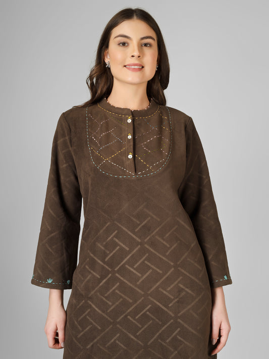 Cocoa Glow Fleece Coord Set