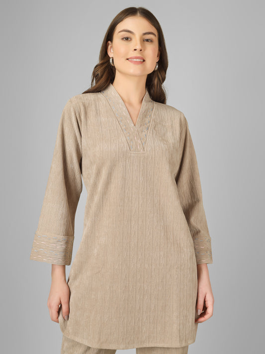 Honey Dew Woollen Coord Set