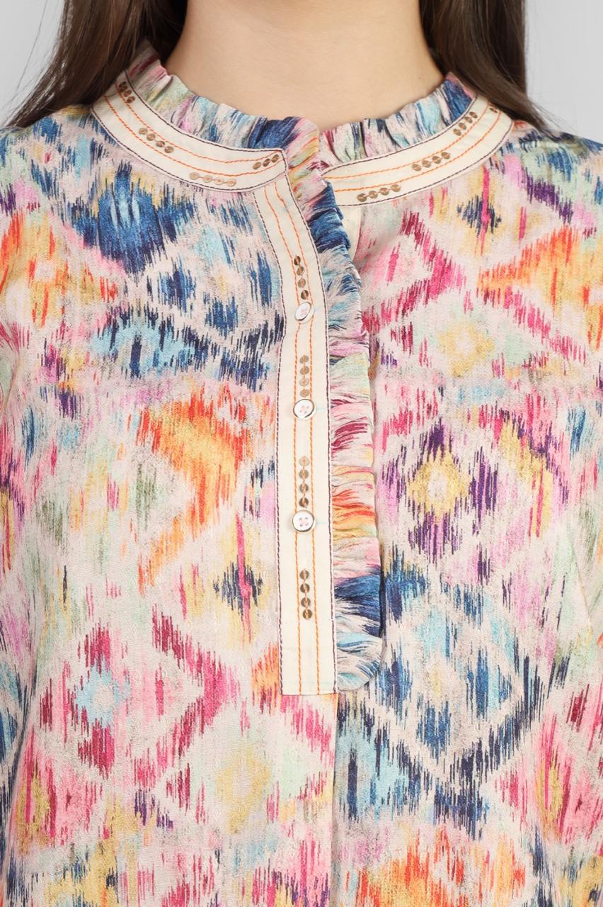 Rainbow Ikat Dream Pashmina Co-ord Set