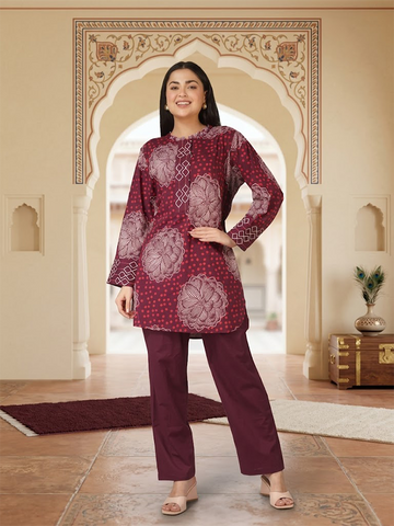 Embroidered Breeze Organic Cotton Co-ord Set