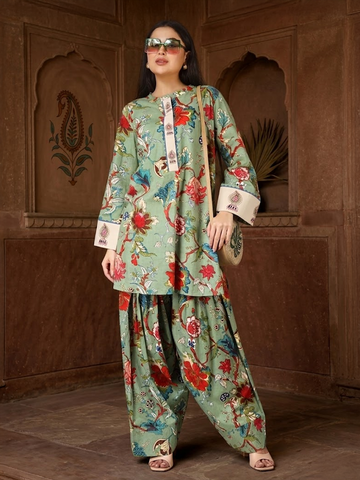 Jhumka Grace Organic Cotton Farshi Co-ord Set