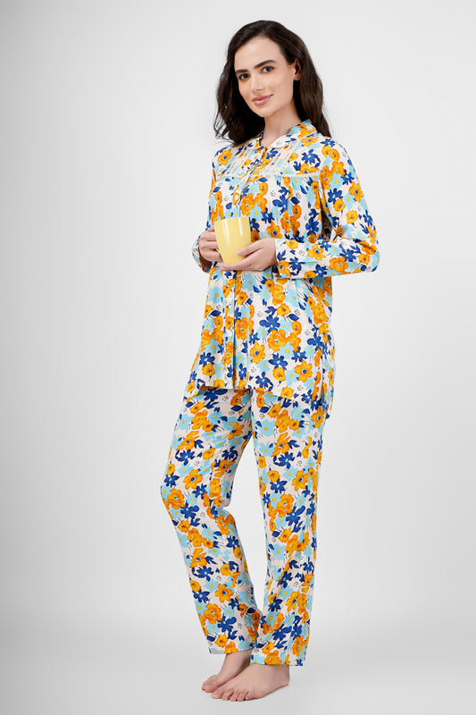Sunny Bloom Nightsuit Set