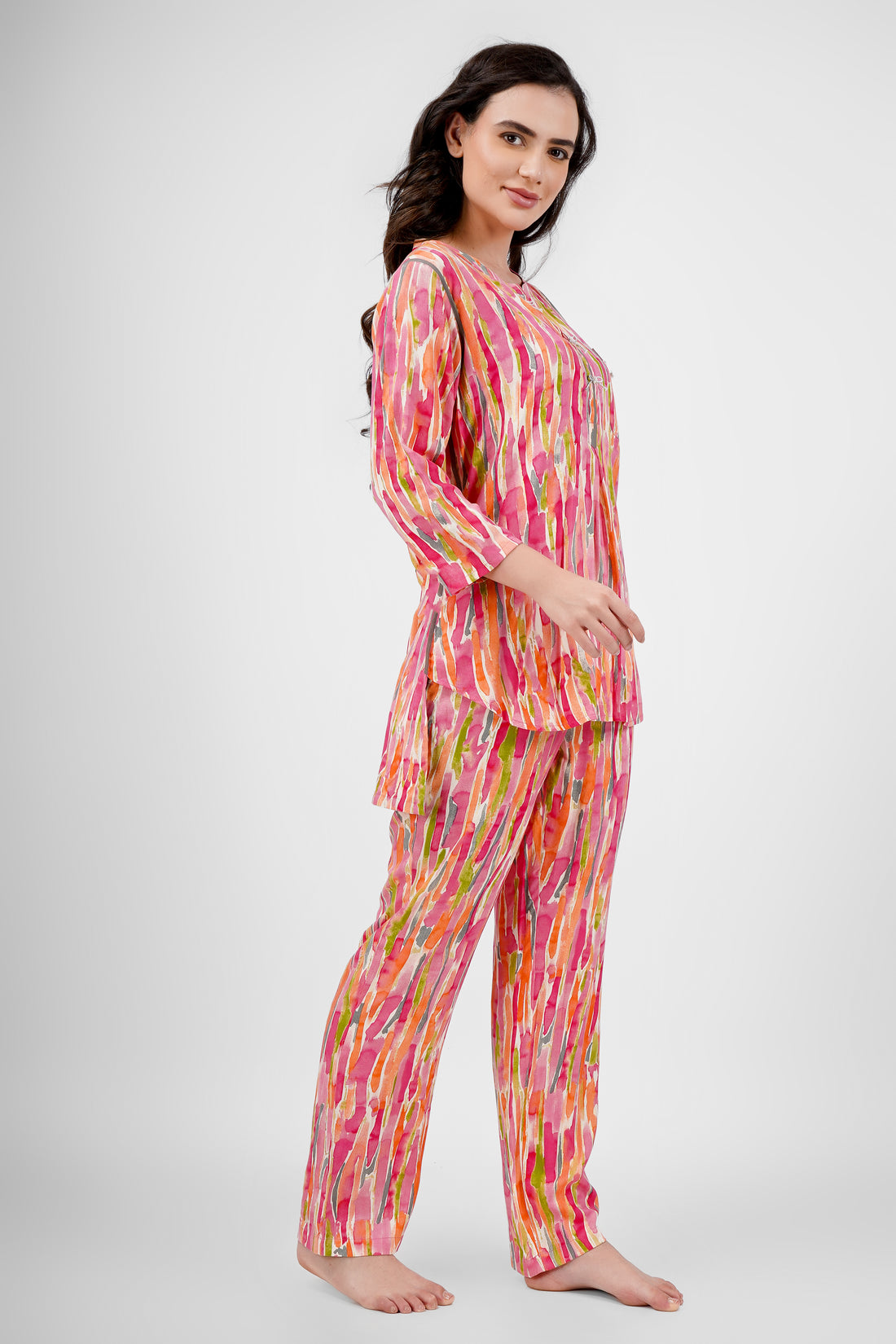 Rosy Bliss Nightsuit Set