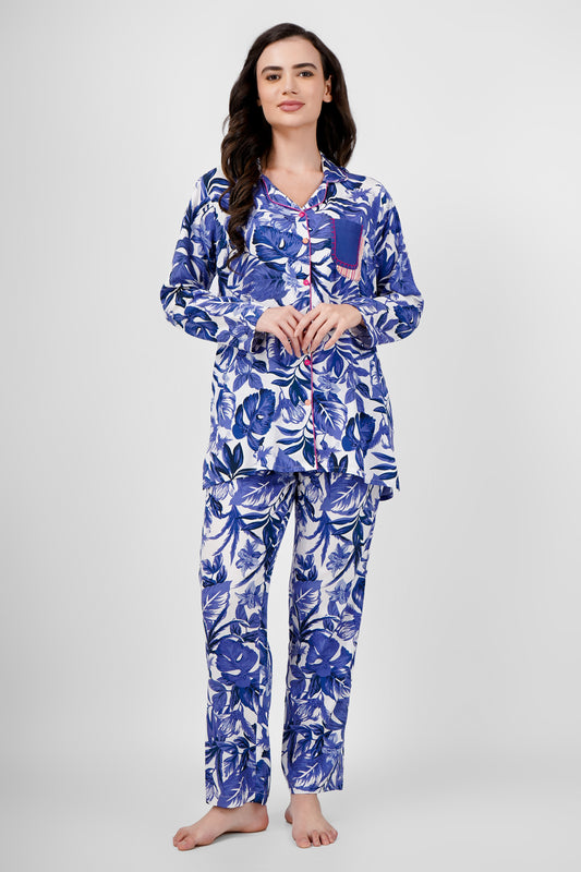 Azure Nightsuit Set