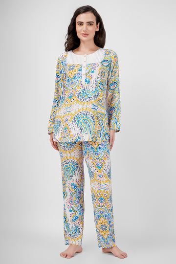 Celestial Mandala Nightsuit Set