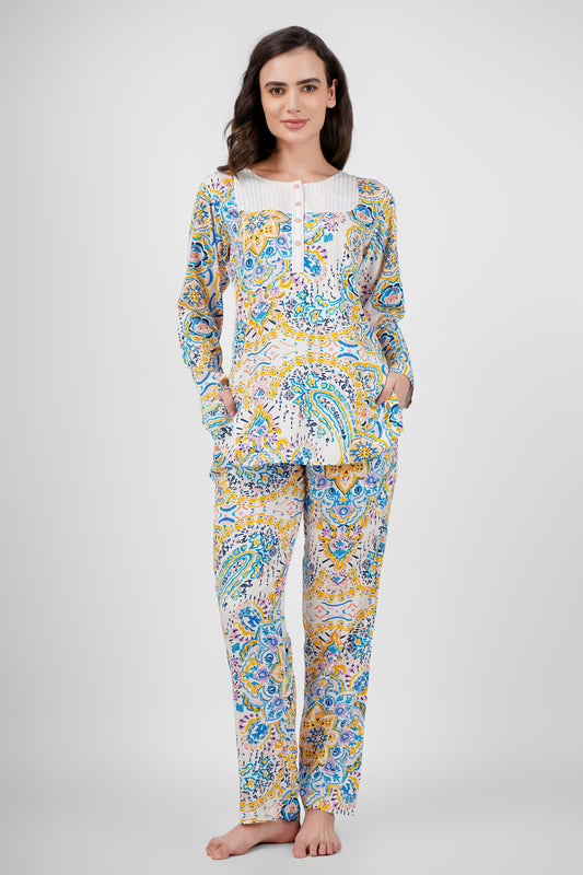Celestial Mandala Nightsuit Set