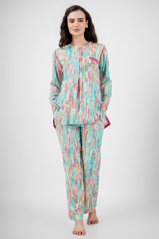 Aqua Bliss Nightsuit Set