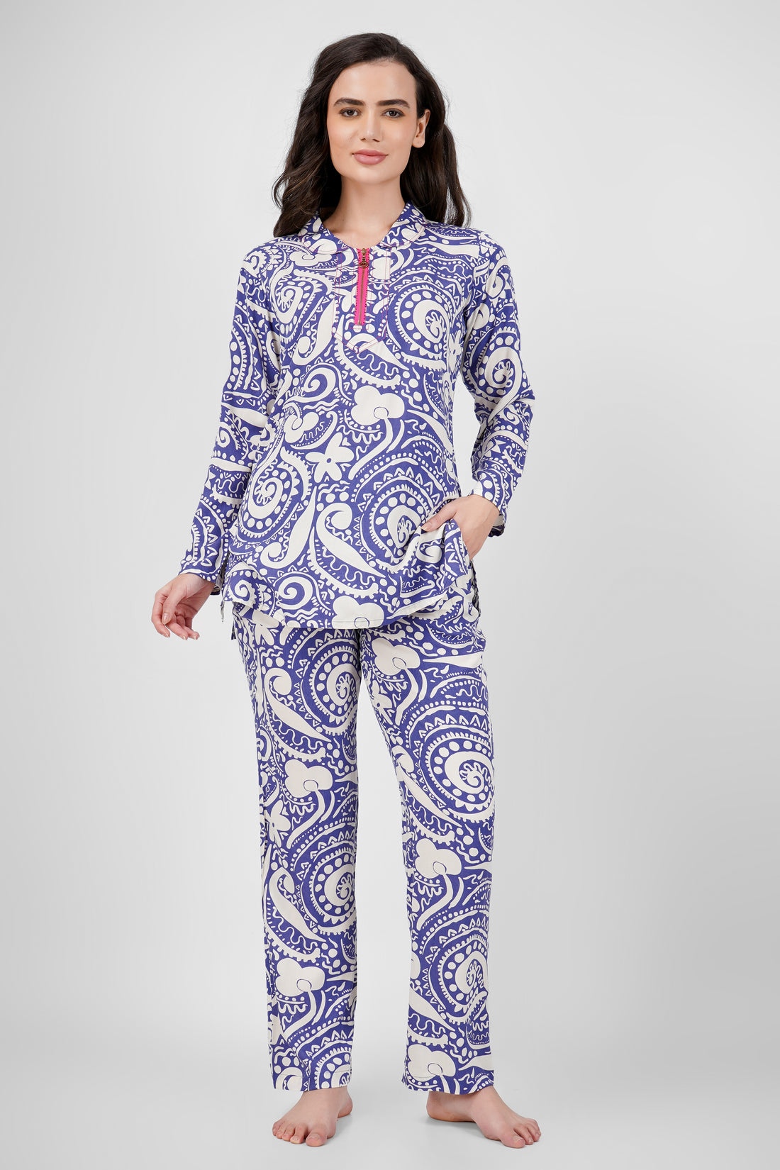 Indigo Glow Nightsuit Set