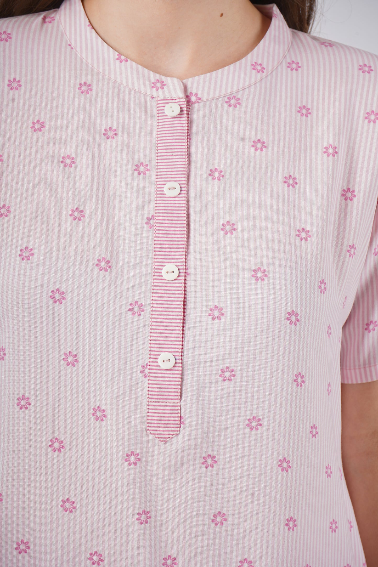 Pink Petal Nightsuit Set