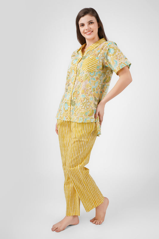 Sunlit Garden Nightsuit Set