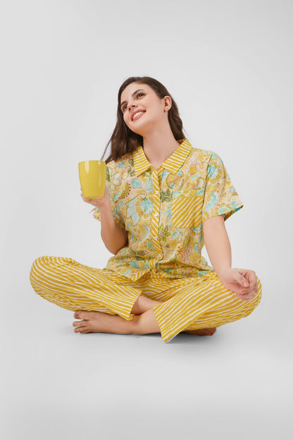 Sunlit Garden Nightsuit Set
