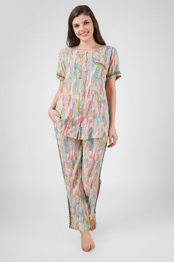 Pastel Dream Nightsuit Set