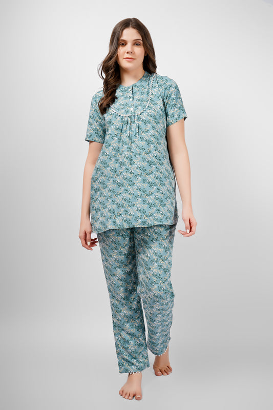 Dreamy Blues Nightsuit Set