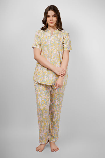 Sunlit Grace Nightsuit Set