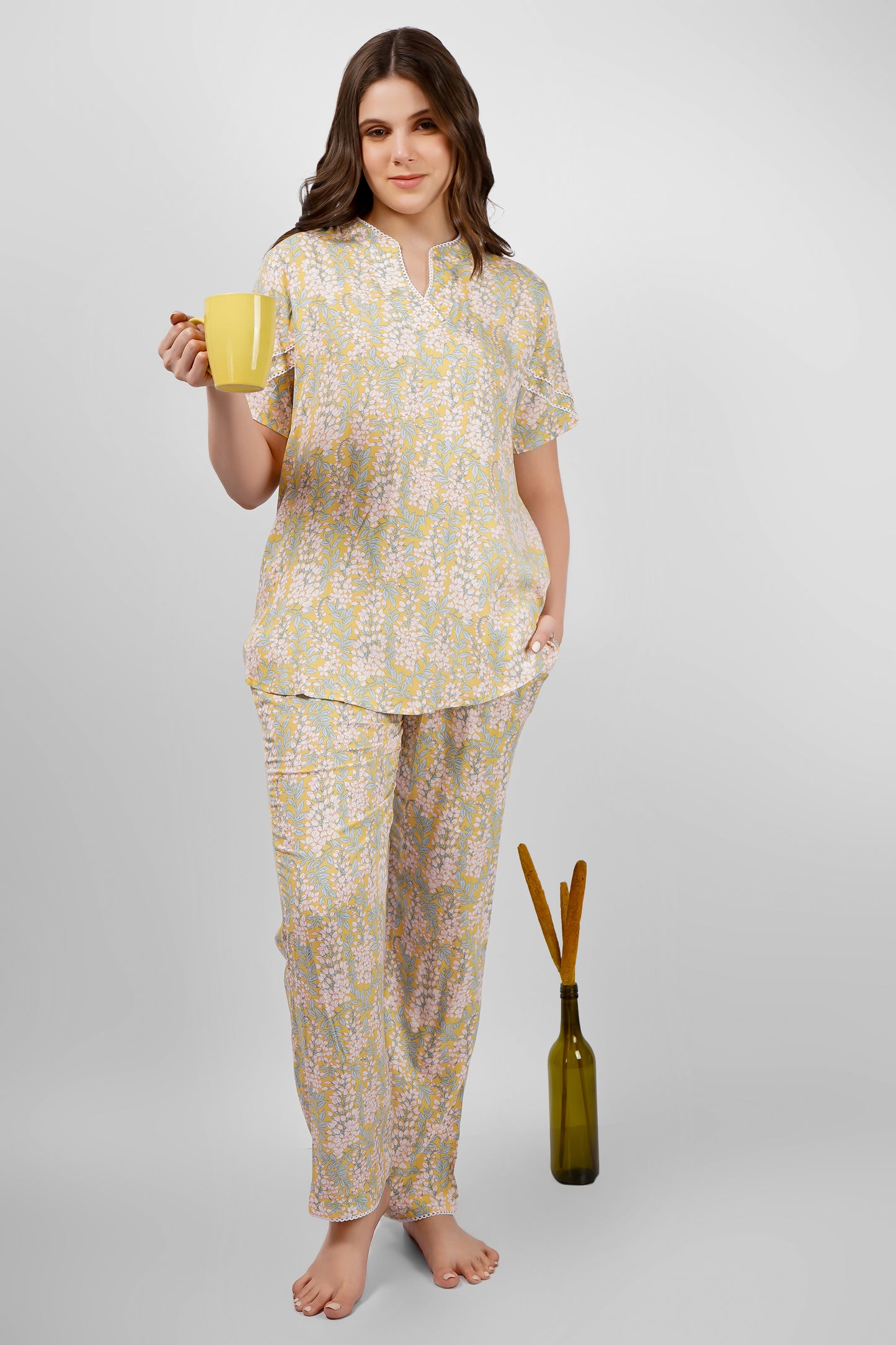 Sunlit Grace Nightsuit Set