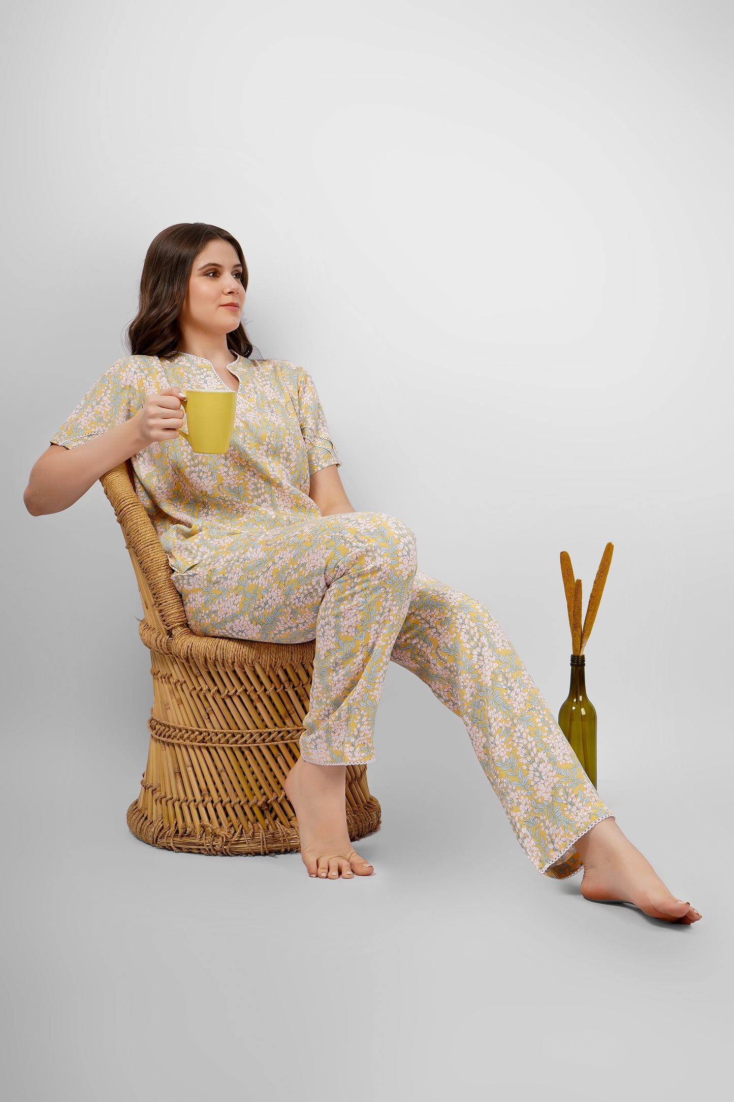 Sunlit Grace Nightsuit Set