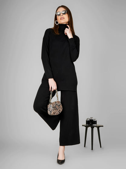 Midnight Luxe Woollen Co-ord Set