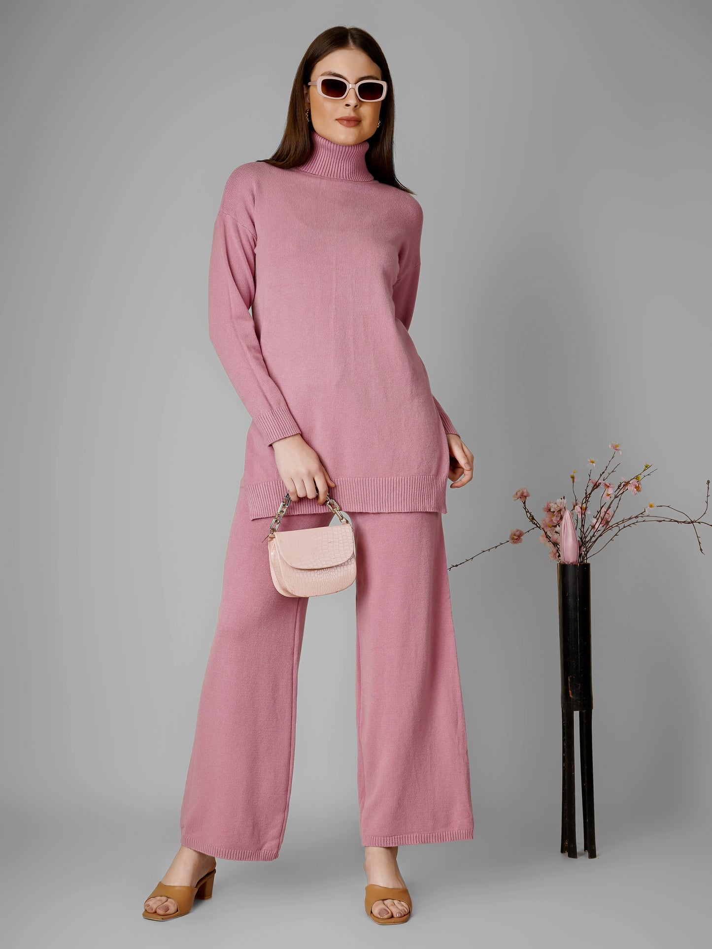 Blush Cozy Luxe Knit Co-ord Set