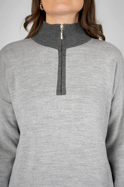 Shadow Zip Woollen Co-ord Set