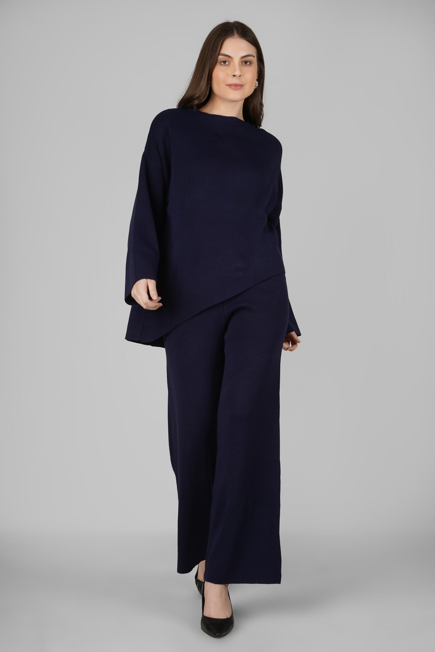 Midnight Knit Woollen Co-ord Set