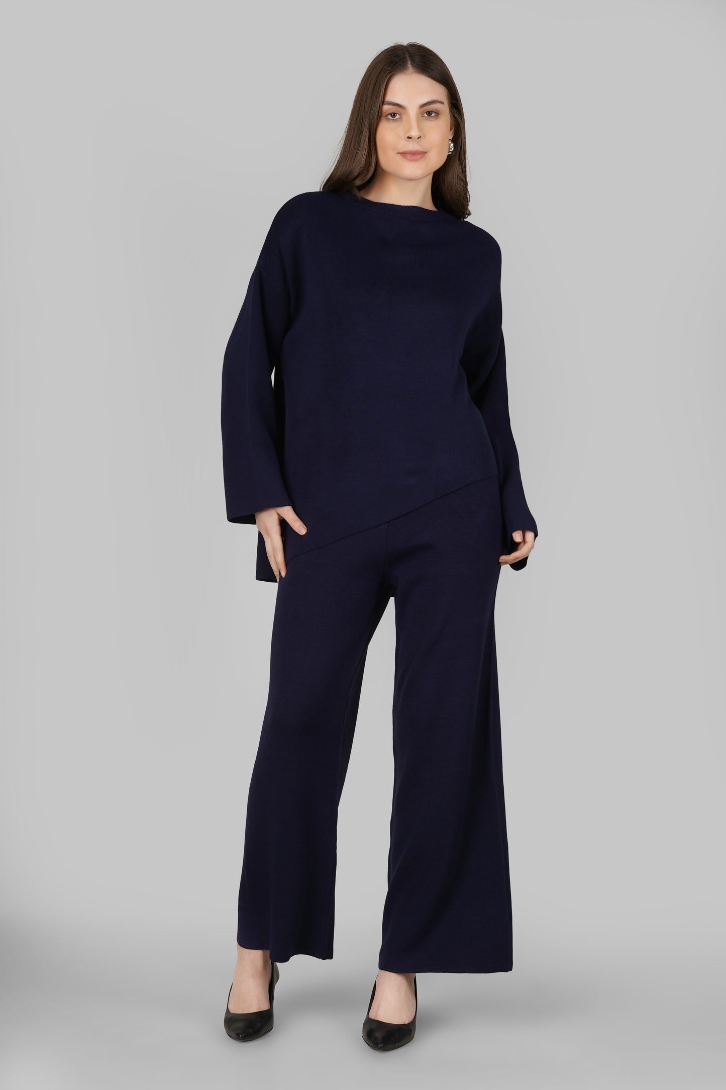 Midnight Knit Woollen Co-ord Set