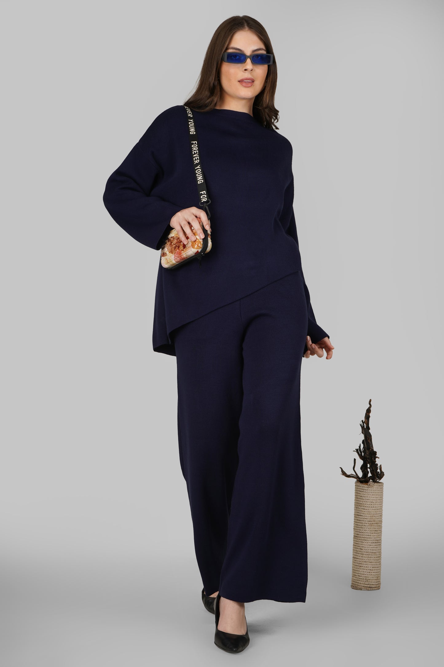 Midnight Knit Woollen Co-ord Set