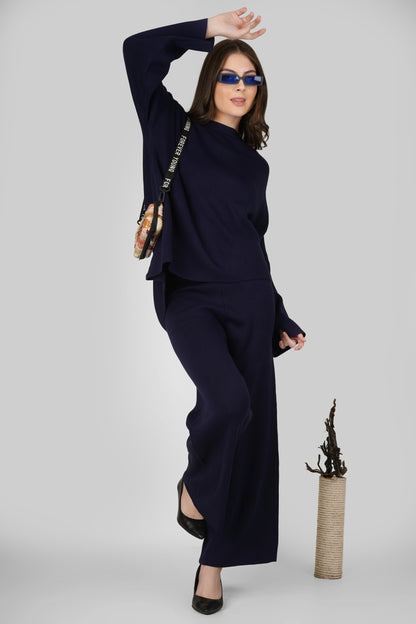 Midnight Knit Woollen Co-ord Set