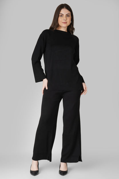 Noir Knit Woollen Co-ord Set