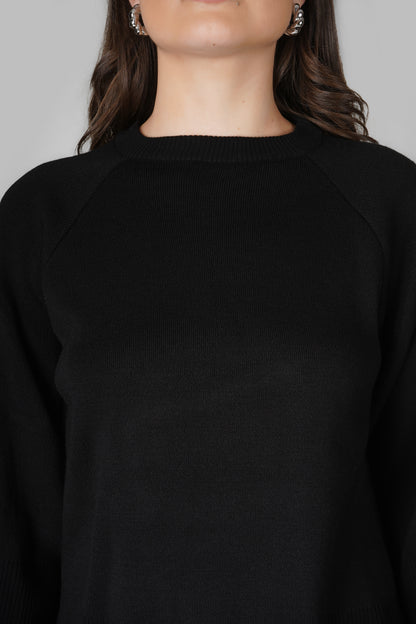 Noir Knit Woollen Co-ord Set