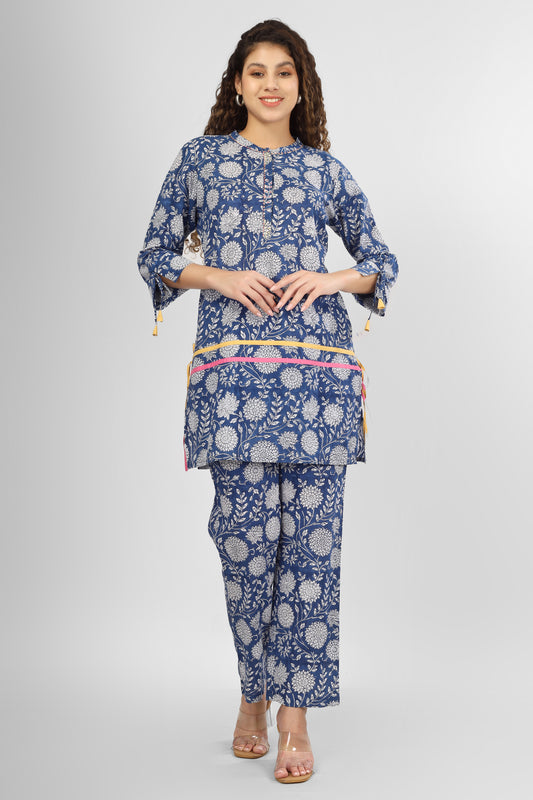 Indigo Daisy Coord Set