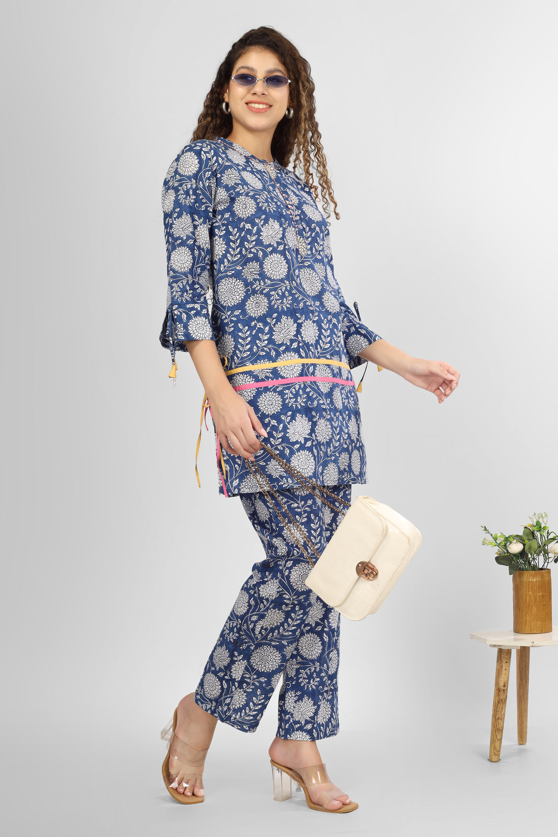 Indigo Daisy Coord Set