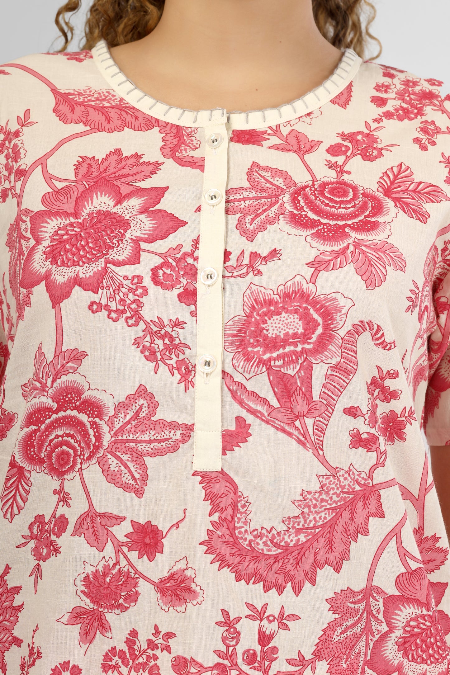 Rose Charm Nightsuit Set
